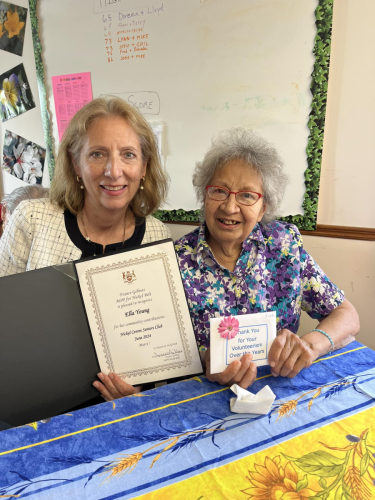 Lunch and Seniors Month Celebration at the Nickel Centre Seniors Club</br>Dîner et célébration du Mois des personnes aînées au Club sénior de Nickel Centre