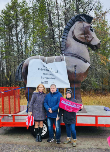 Trojan Horse Ontario Tour at the Espanola Regional Hospital</br>La tournée ontarienne du Cheval de Troie à l'Hôpital régional d'Espanola